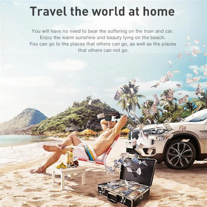 Wireless VR Headset IMAX 3D + Game Controller for Mobile Phones