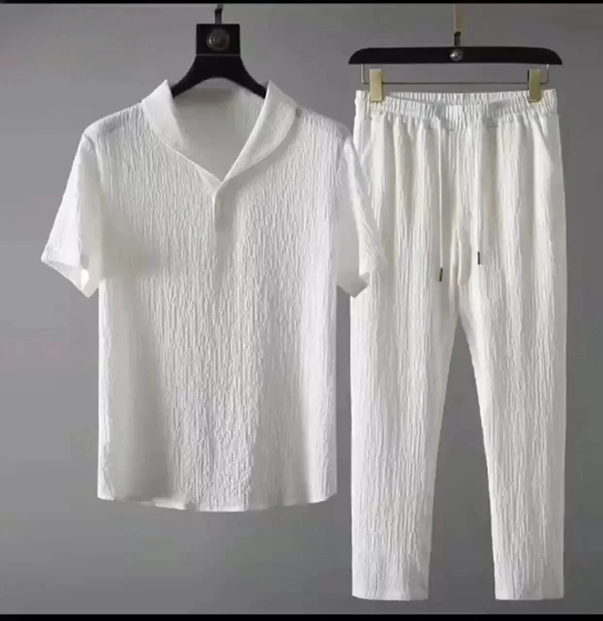 Men's autumn breathable linen suit