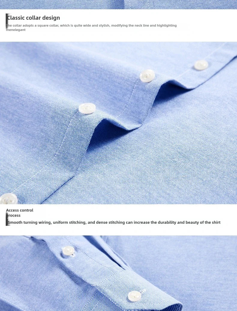 oxford slim fit long sleeve man