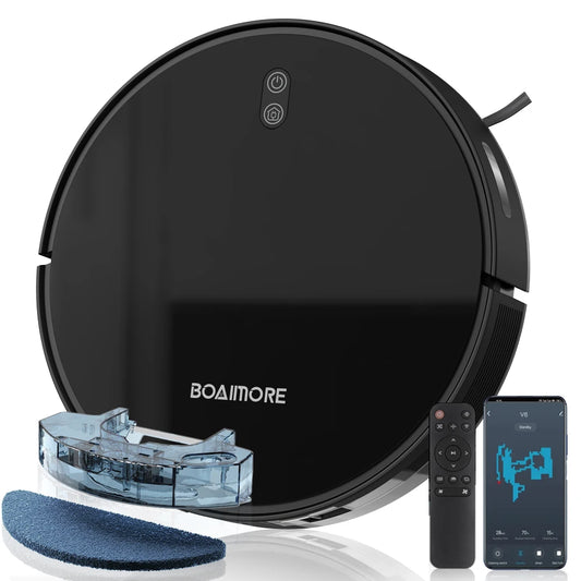 Robot Vacuum & Mop Combo – 3500 Pa Suction, WiFi & Voice Control, Auto-Recharge