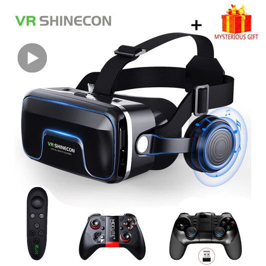 VR Shinecon 10.0 Virtual Reality Headset – 3D IMAX Goggles for Smartphones