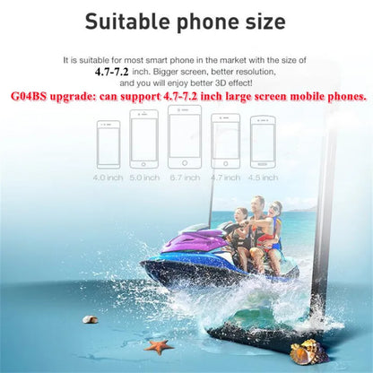 Wireless VR Headset IMAX 3D + Game Controller for Mobile Phones