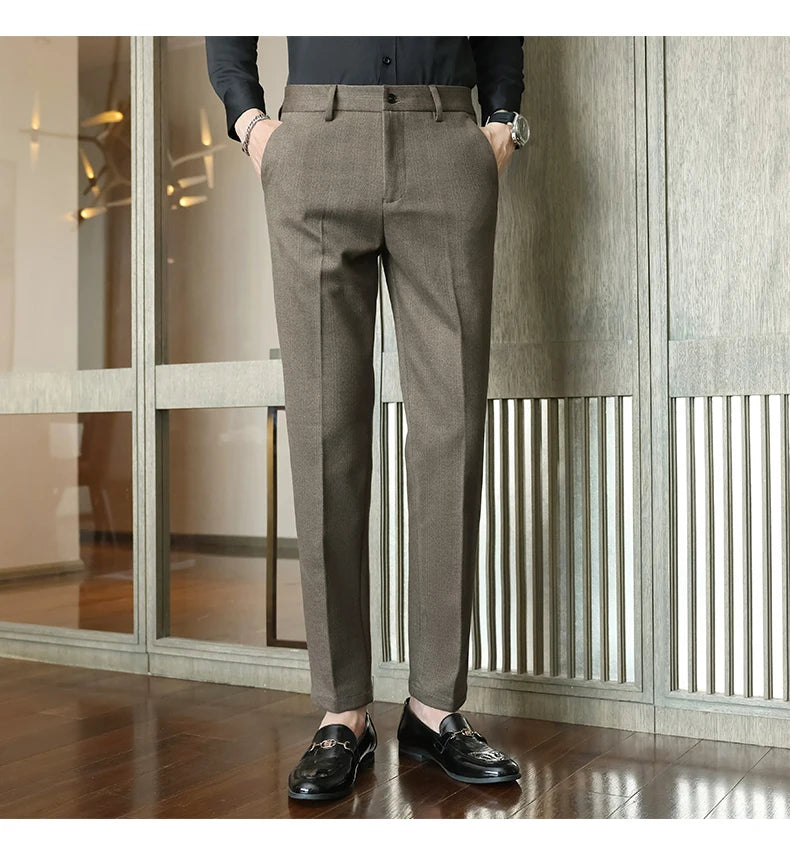 Autumn  Woolen Suit Pants