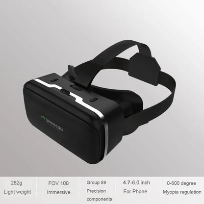 VR Shinecon 10.0 Virtual Reality Headset – 3D IMAX Goggles for Smartphones