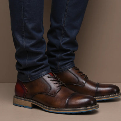 Retro Men's Derby Shoes