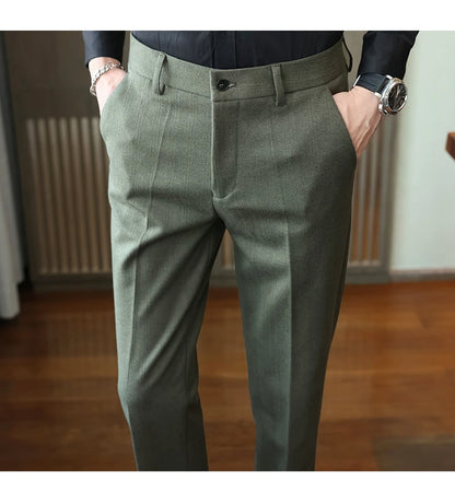 Autumn  Woolen Suit Pants