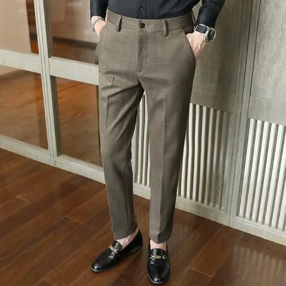 Autumn  Woolen Suit Pants