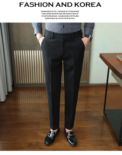 Autumn  Woolen Suit Pants