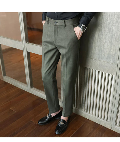 Autumn  Woolen Suit Pants