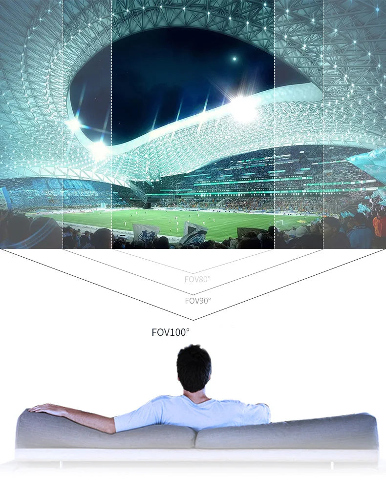 VR Shinecon 10.0 Virtual Reality Headset – 3D IMAX Goggles for Smartphones