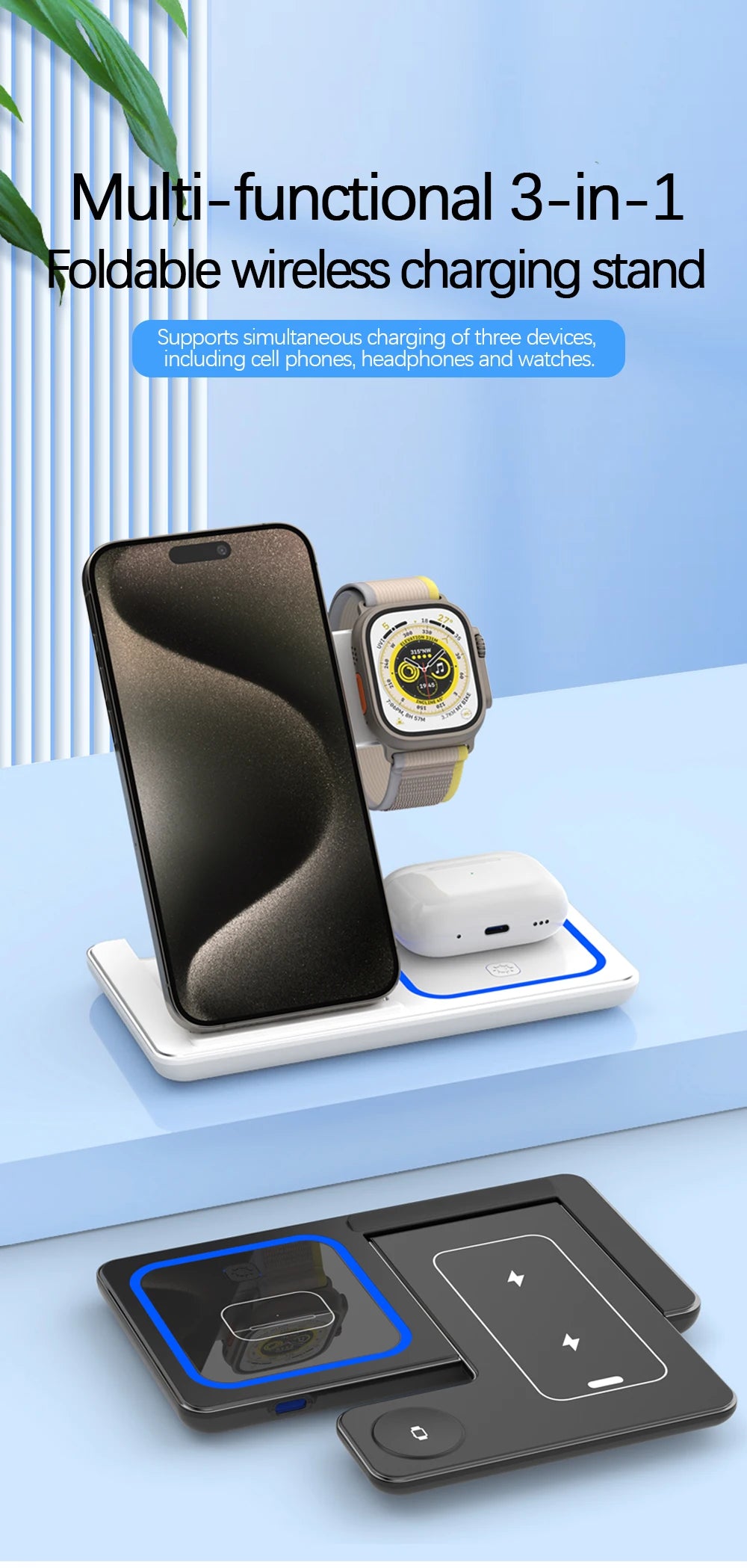 Wireless charging pad “multi‑device"