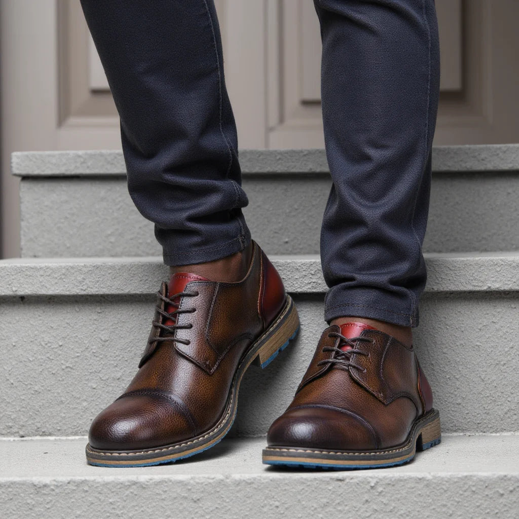 Retro Men's Derby Shoes