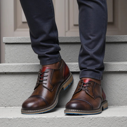 Retro Men's Derby Shoes