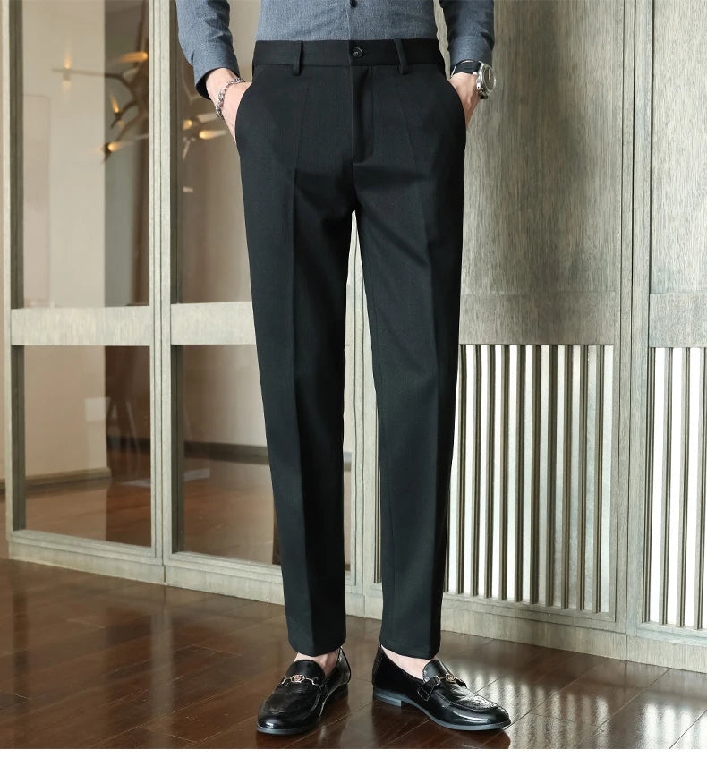 Autumn  Woolen Suit Pants