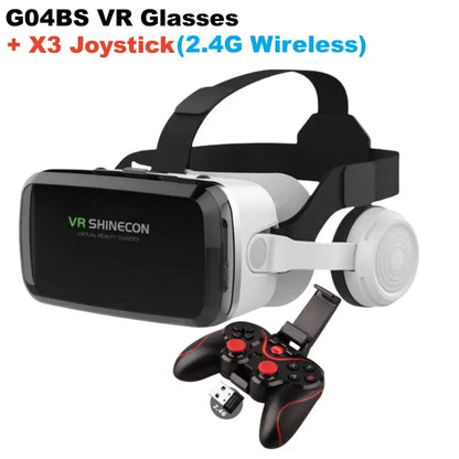 Wireless VR Headset IMAX 3D + Game Controller for Mobile Phones