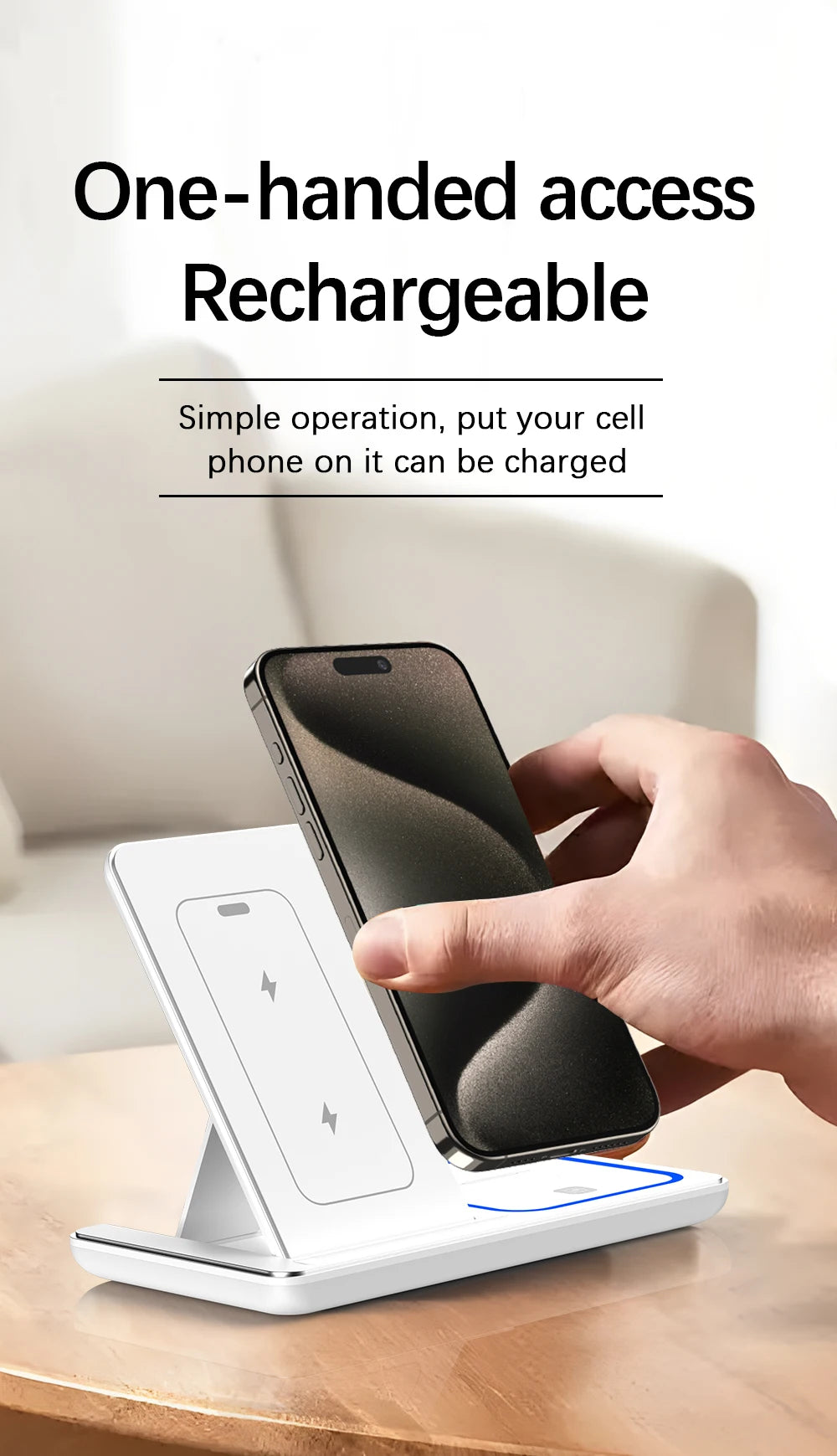 Wireless charging pad “multi‑device"