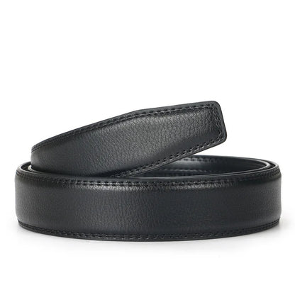 OYIFAN Automatic Buckle Belt for Men, High Quality Genuine Leather Belt, Adjustable Ratchet Belt Fashion Designer Belt Men