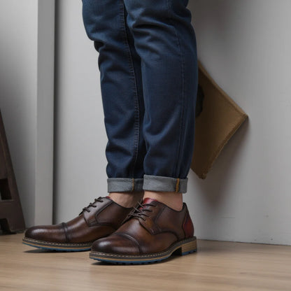 Retro Men's Derby Shoes
