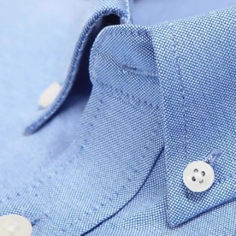 oxford slim fit long sleeve man