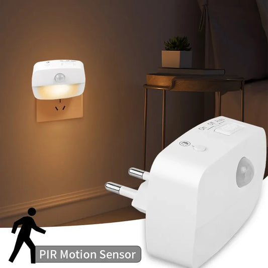 LED Motion Night Light for Home – EU Plug 220V