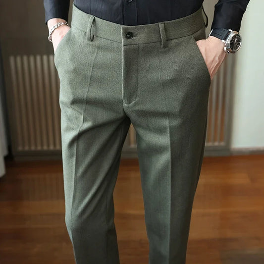 Autumn  Woolen Suit Pants