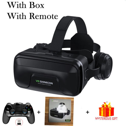 VR Shinecon 10.0 Virtual Reality Headset – 3D IMAX Goggles for Smartphones