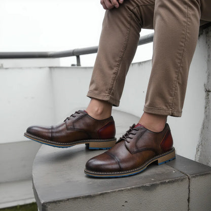 Retro Men's Derby Shoes