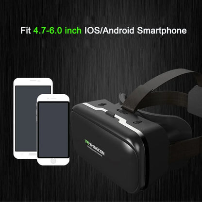 VR Shinecon 10.0 Virtual Reality Headset – 3D IMAX Goggles for Smartphones