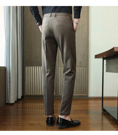 Autumn  Woolen Suit Pants